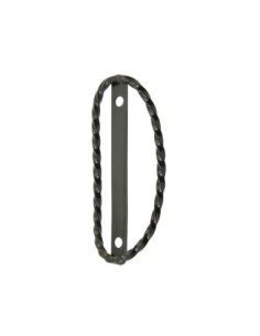 Lowrider Square Twisted Name Plate Trim Black.